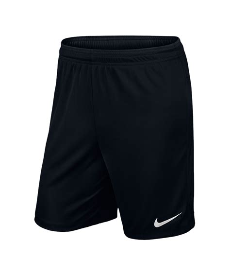 nike park knit shorts ohne innenslip schwarz weiß|Nike Men’s Park II Knit Shorts Without Inner Briefs.